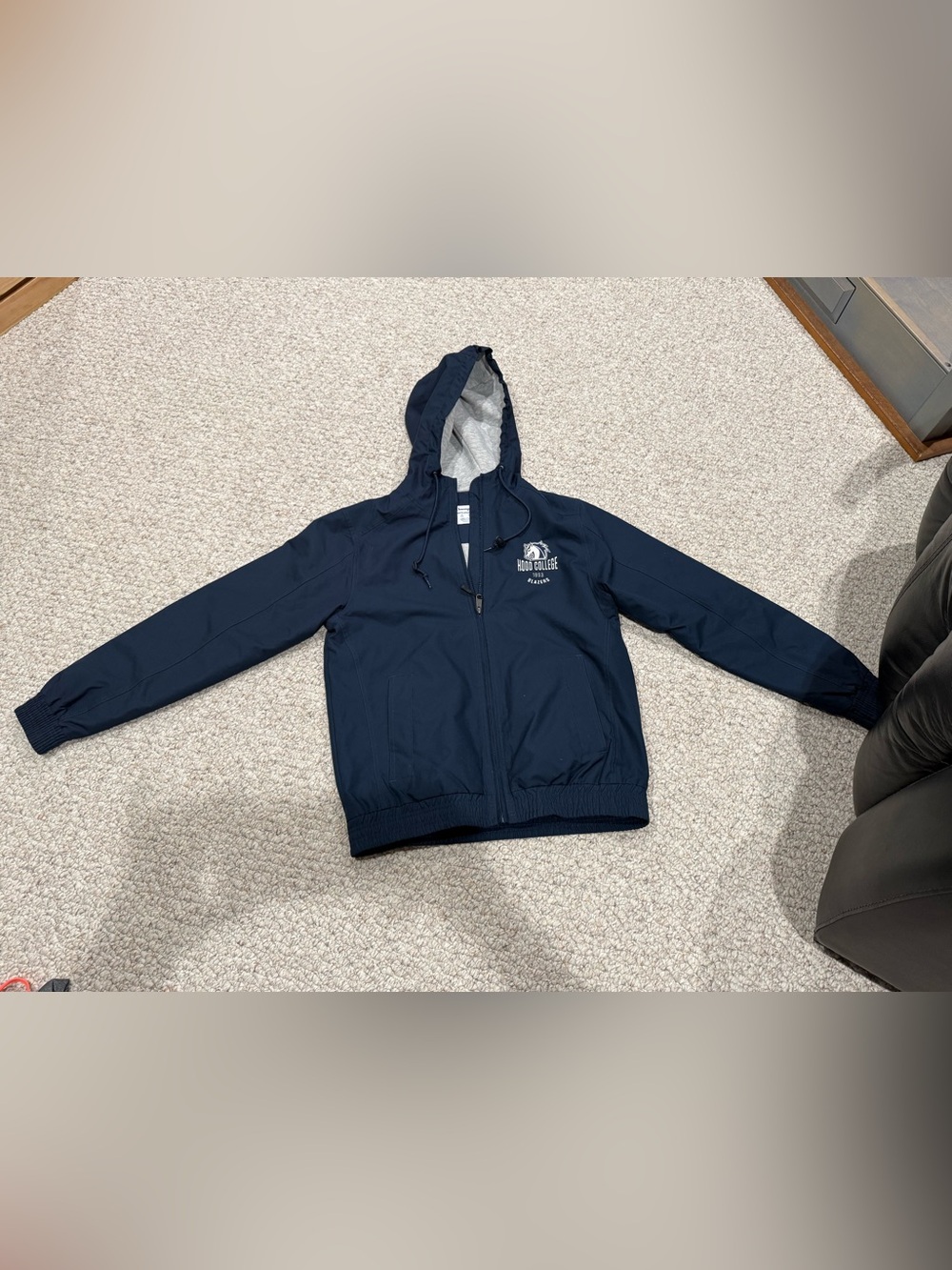 Champion Navy Hooded Windbreaker Jacket